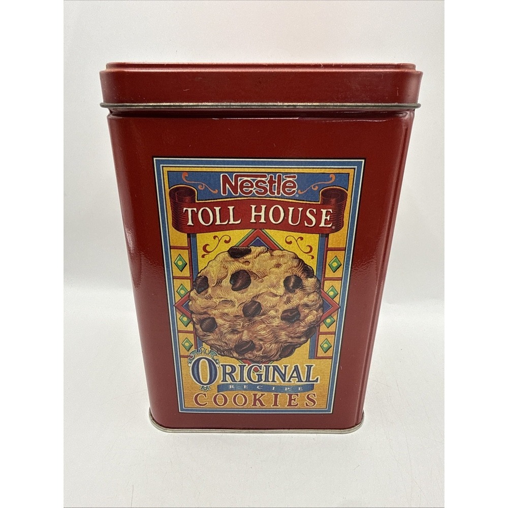 Vintage Nestle Toll House‎ Original Cookies & Morsels Red Tin